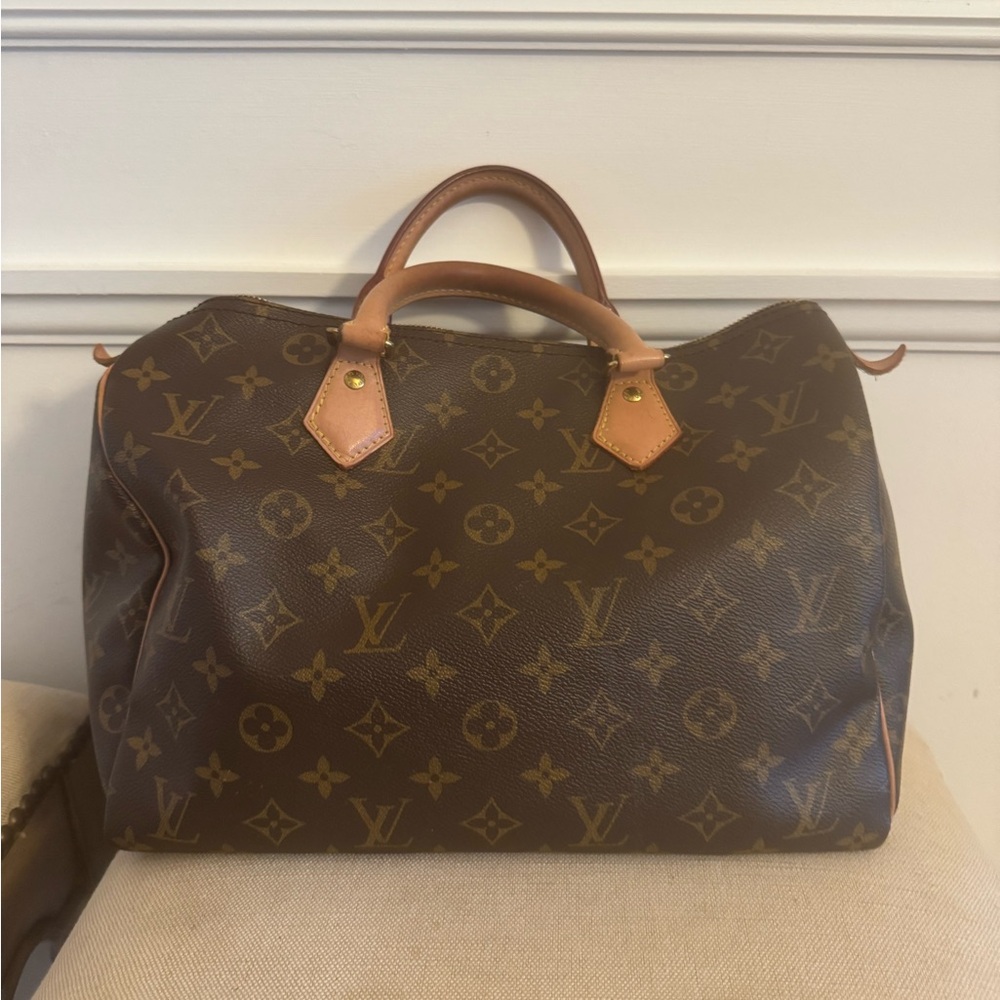 Louis Vuitton Dark Brown Monogram Satchel